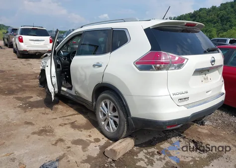 2016 Nissan Rogue Sv из США, поврежденный, VIN 5N1AT2MV6GC835859